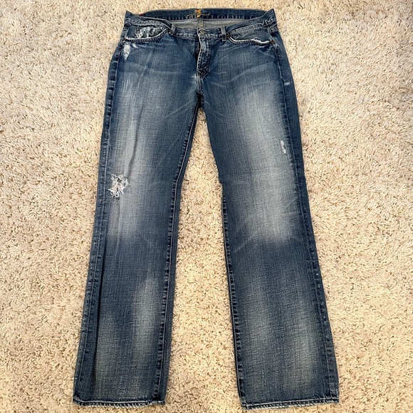 Men’s Sevens Bootcut Jeans - Picture 1 of 4